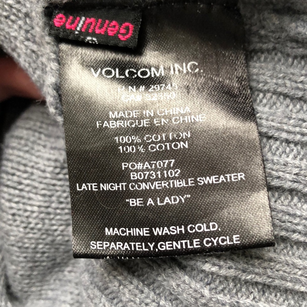 Volcom Cropped Sweater - Picture 7 of 8